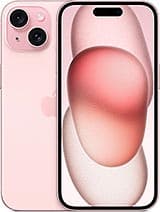 De iPhone 15, voor- en achterkant