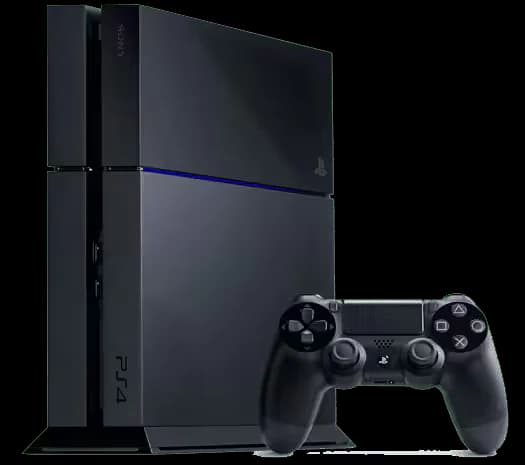 Zwarte PlayStation 4-console van de originele generatie